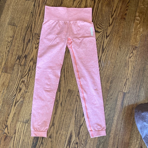 GYMSHARK ADAPT MARL SEAMLESS LEGGINGS Size Small - Picture 2 of 4